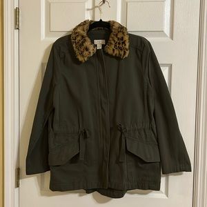 Loft Outlet Camo Green Jacket